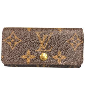 Authentic Louis Vuitton Multicles 4 Key Case Monogram Key Holder jp50-111425